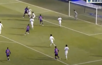 Andrea Compagno, la un pas de gol la debutul în China » A lovit bara după un minut și 28 de secunde