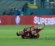 fază controversată în Farul - CFR Cluj, foto: captură de ecran Digi Sport