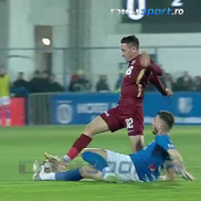 fază controversată în Farul - CFR Cluj, foto: captură de ecran Digi Sport