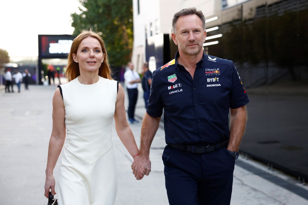 Geri Halliwell alături de Christian Horner în Bahrain, deși mesajele cu conotații sexuale ale soțului său către o altă femeie au făcut înconjurul padocului în acest final de săptămână