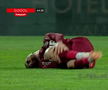 fază controversată în Farul - CFR Cluj, foto: captură de ecran Digi Sport