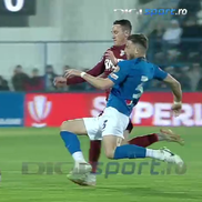 fază controversată în Farul - CFR Cluj, foto: captură de ecran Digi Sport