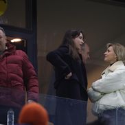 Soții Șucu în loja lui Gigi Becali la Rapid - FCSB, foto: Ionuț Iordache