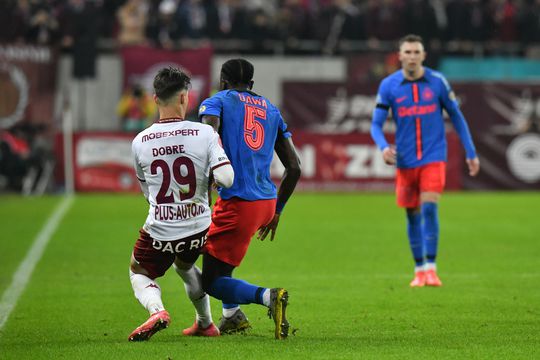 Joyskim Dawa, eliminat în Rapid - FCSB, foto: Cristi Preda