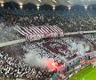 Scenografia suporterilor de la Rapid în meciul cu FCSB/ Foto: GSP