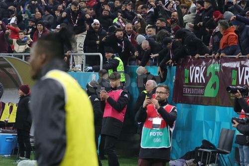 Marius Șumudică, dezlănțuit după golul lui Dobre în Rapid - FCSB/ foto Ionuț Iordache (GSP)