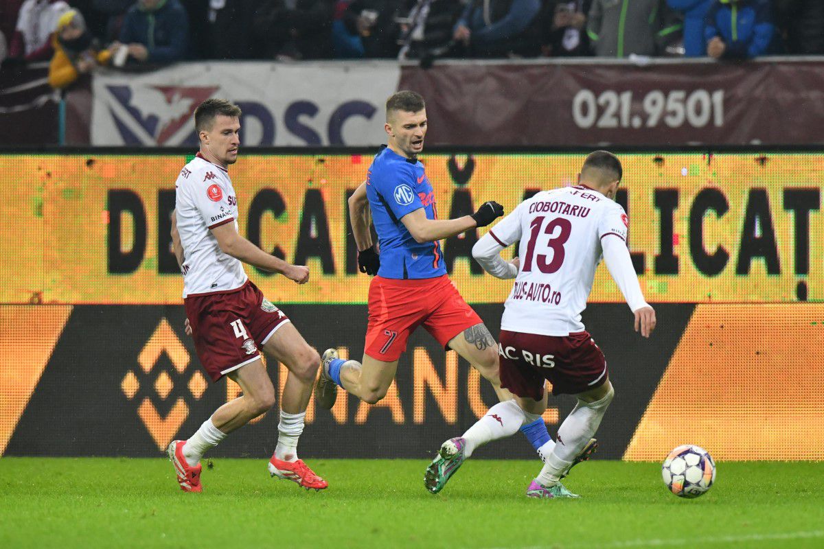 Victime după derby! Rapid va avea doi titulari suspendați etapa următoare