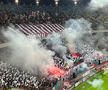 Scenografia suporterilor de la Rapid în meciul cu FCSB/ Foto: GSP