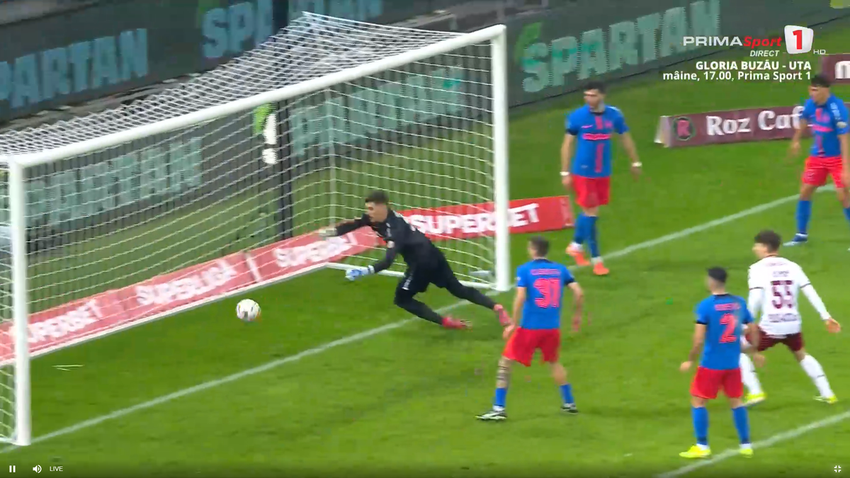 Golul anulat al lui Alex Dobre, în Rapid - FCSB