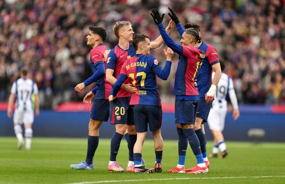 Fără istoric! Barcelona a dat de pământ cu Sociedad și a revenit pe primul loc în La Liga