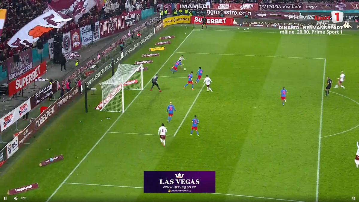 Golul anulat al lui Alex Dobre, în Rapid - FCSB