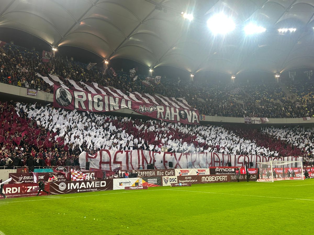 Atmosferă de derby și scene regretabile la Rapid - FCSB: ce s-a întâmplat în timpul momentului de reculegere dedicat lui Luca Manolache