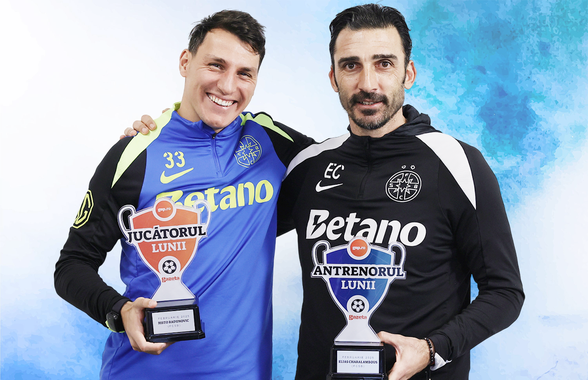 Magnet roș-albastru! Risto Radunovic și Elias Charalambous au câștigat trofeele pentru Jucătorul și Antrenorul lunii februarie 2025 + clasamentele detaliate