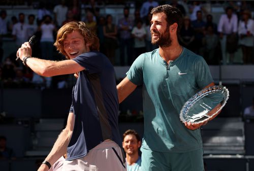 Andrey Rublev și Karen Khachanov Foto: Guliver/GettyImages
