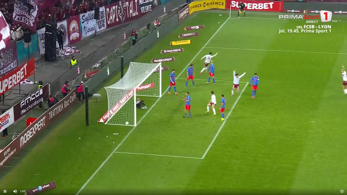 Golul anulat al lui Alex Dobre, în Rapid - FCSB