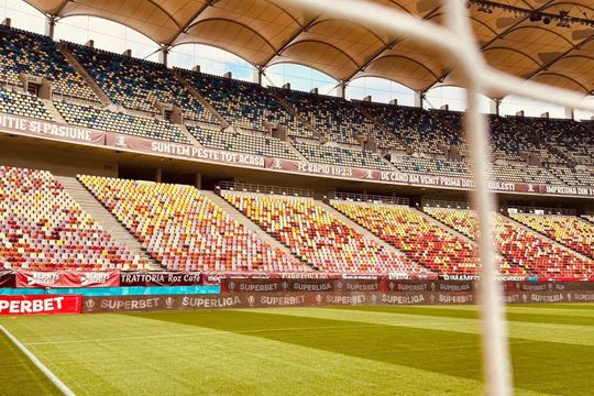 Arena Națională, pregătită pentru Rapid - FCSB / FOTO: Facebook @rapid