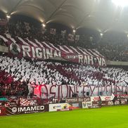 Scenografia suporterilor de la Rapid în meciul cu FCSB/ Foto: Ionuț Iordache GSP