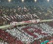 Scenografia suporterilor de la Rapid în meciul cu FCSB/ Foto: GSP