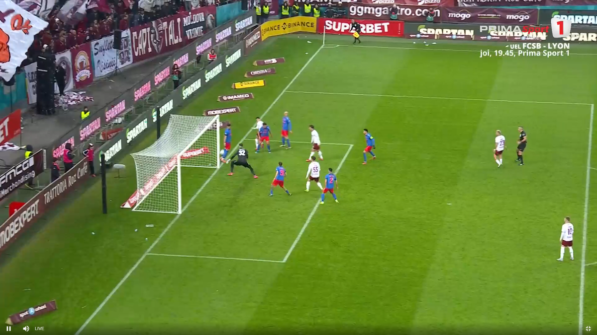 Golul anulat al lui Alex Dobre, în Rapid - FCSB