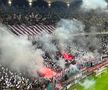 Scenografia suporterilor de la Rapid în meciul cu FCSB/ Foto: GSP