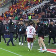 Marius Șumudică, dezlănțuit după golul lui Dobre în Rapid - FCSB/ foto Ionuț Iordache (GSP)