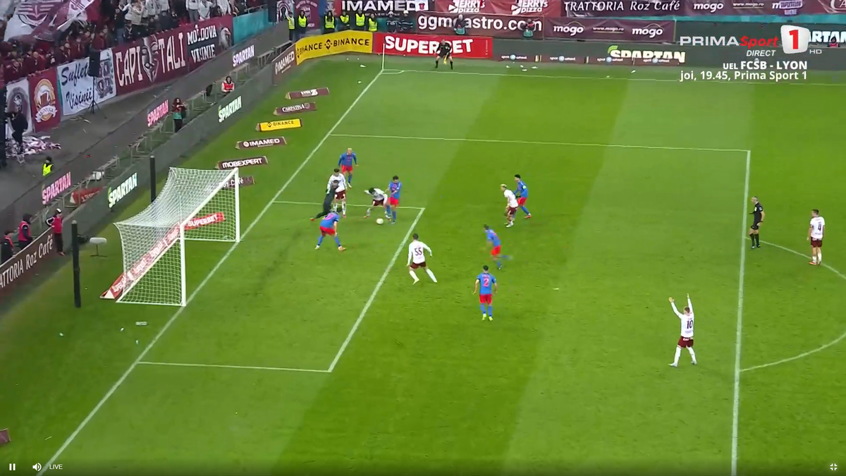 Golul anulat al lui Alex Dobre, în Rapid - FCSB