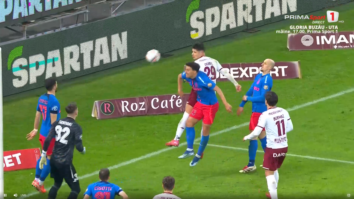 Golul anulat al lui Alex Dobre, în Rapid - FCSB