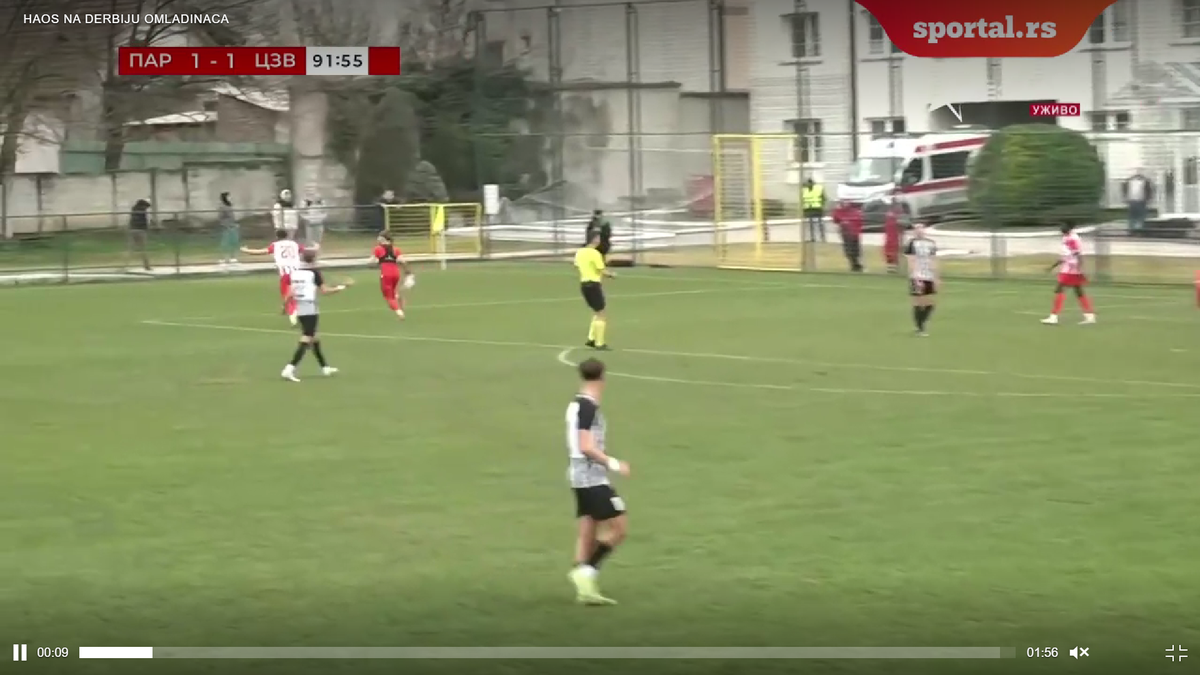 Bătaie generală la Steaua Roșie - Partizan! » I-a călcat tricoul în picioare, i-a dat cu mingea în cap, apoi a urmat haosul + Presa reacționează: „imagine catastrofală”