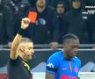 FCSB a ajuns la 7 cartonașe roșii în acest sezon, foto: captură Prima Sport