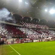 Scenografia suporterilor de la Rapid în meciul cu FCSB/ Foto: Ionuț Iordache GSP