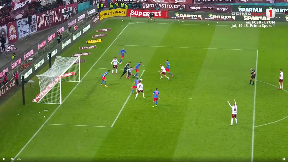 Golul anulat al lui Alex Dobre, în Rapid - FCSB