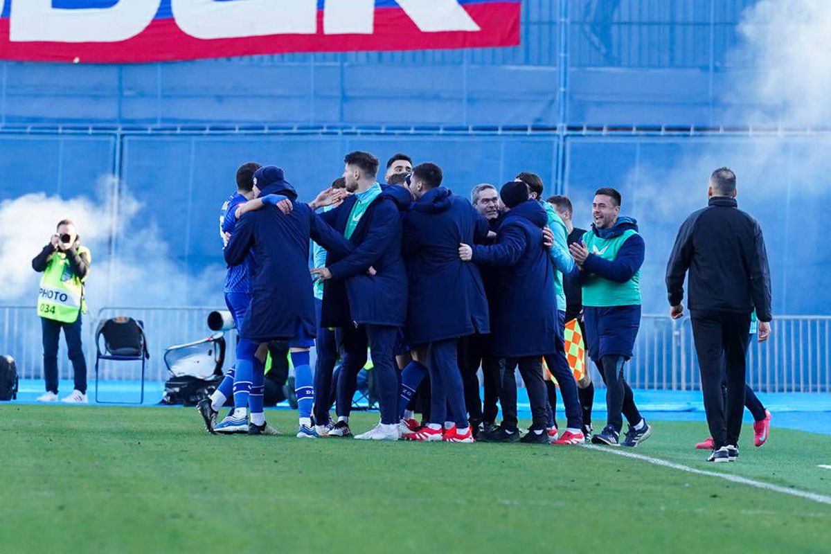 Haos la derby-ul dintre Dinamo Zagreb și Hajduk Split