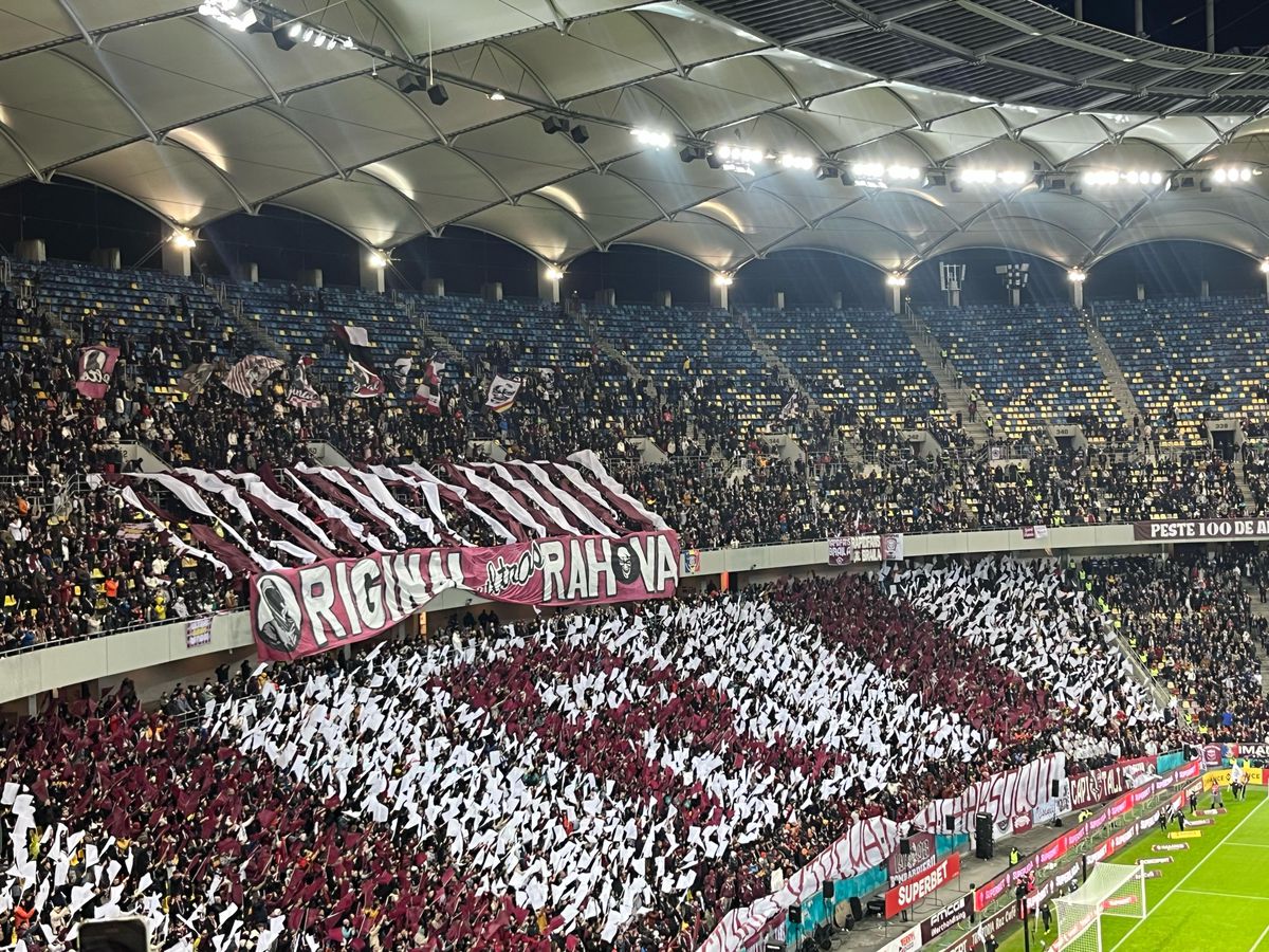 Atmosferă de derby și scene regretabile la Rapid - FCSB: ce s-a întâmplat în timpul momentului de reculegere dedicat lui Luca Manolache
