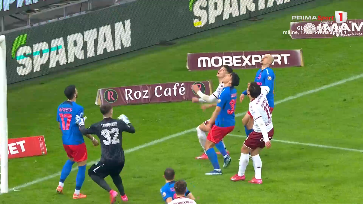 Golul anulat al lui Alex Dobre, în Rapid - FCSB