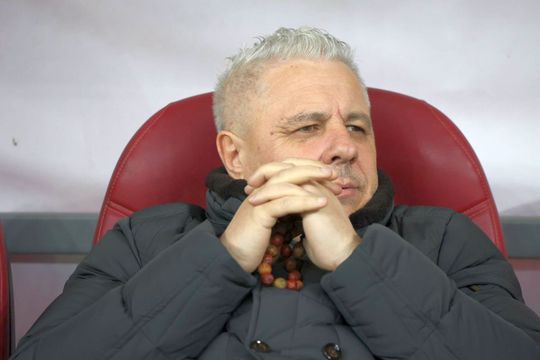 Ținuta lui Marius Șumudică la Rapid - FCSB, foto: Ionuț Iordache