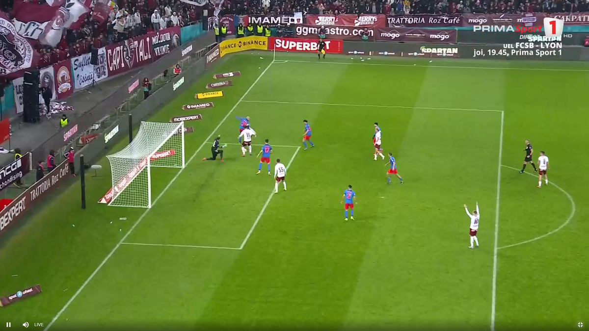 Golul anulat al lui Alex Dobre, în Rapid - FCSB