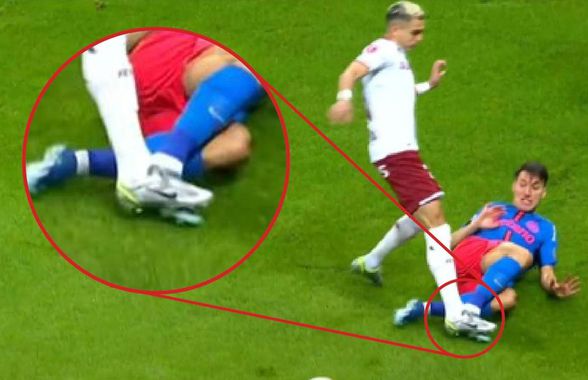 Crăciunescu a analizat fazele din Rapid - FCSB: „Chiar de roșu, nu doar de galben!” + Rusescu protestează: „Cum de nu a intervenit VAR-ul la Aioani?”