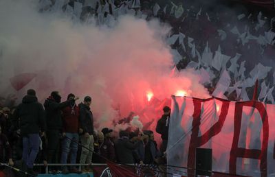 Atmosferă de derby și scene regretabile la Rapid - FCSB: ce s-a întâmplat în timpul momentului de reculegere dedicat lui Luca Manolache