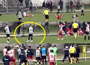 Bătaie generală la Steaua Roșie - Partizan! » I-a călcat tricoul în picioare, i-a dat cu mingea în cap, apoi a urmat haosul + Presa reacționează: „imagine catastrofală”
