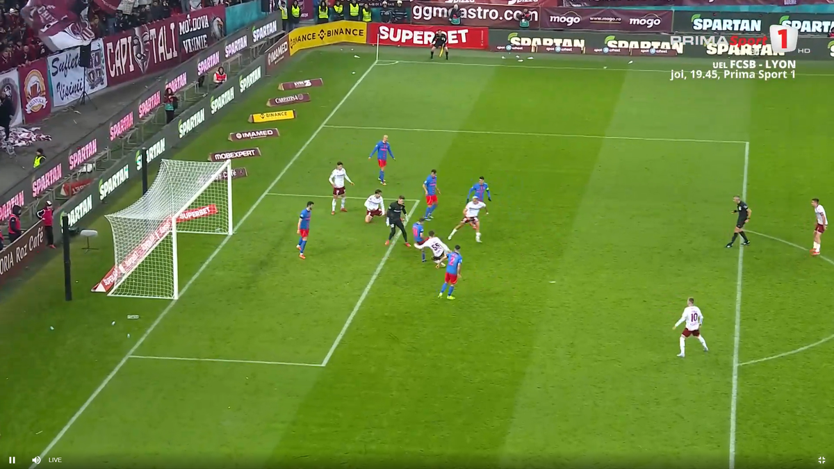 Golul anulat al lui Alex Dobre, în Rapid - FCSB