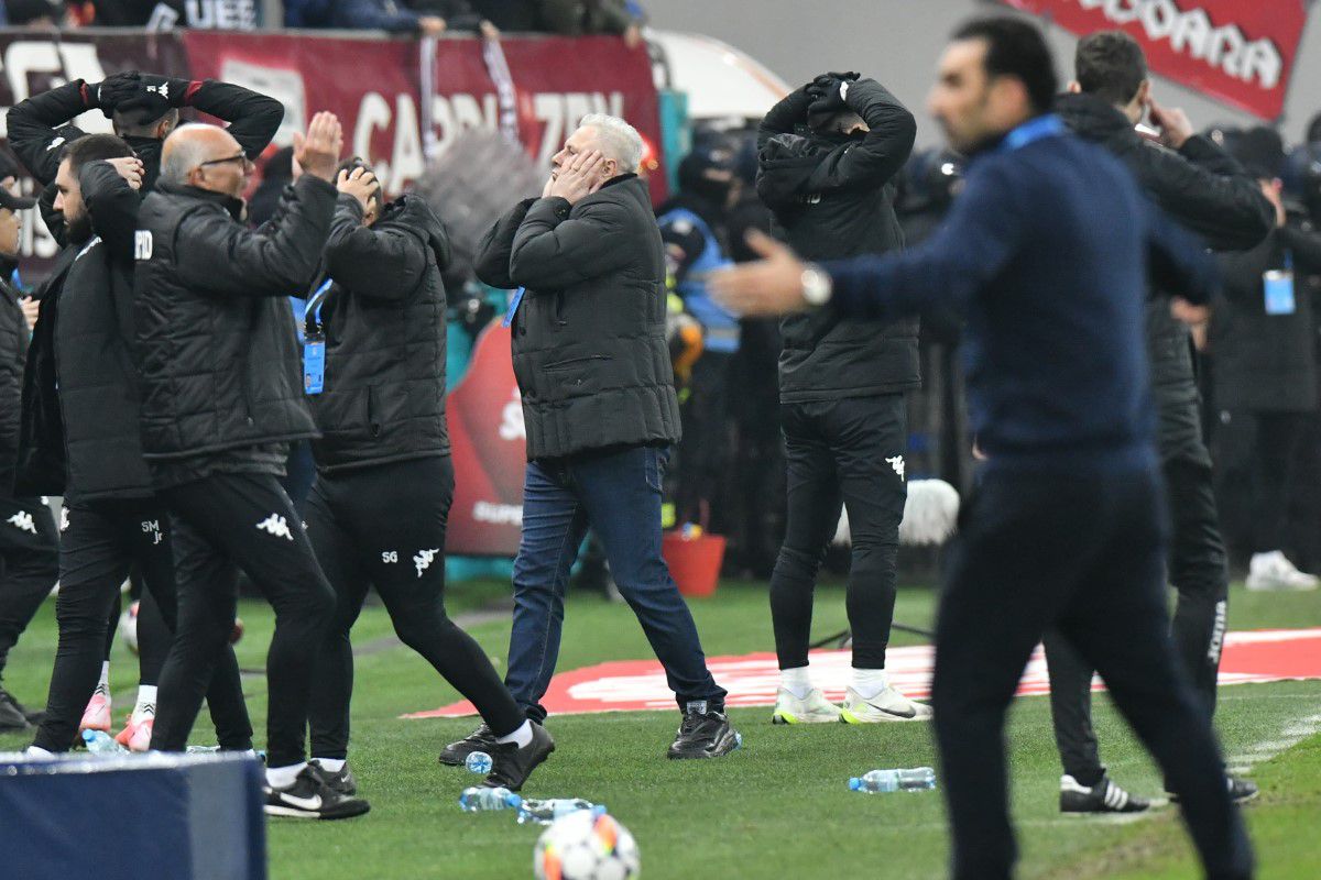 Crăciunescu a analizat fazele din Rapid - FCSB: „Chiar de roșu, nu doar de galben!” + Rusescu protestează: „Cum de nu a intervenit VAR-ul la Aioani?”