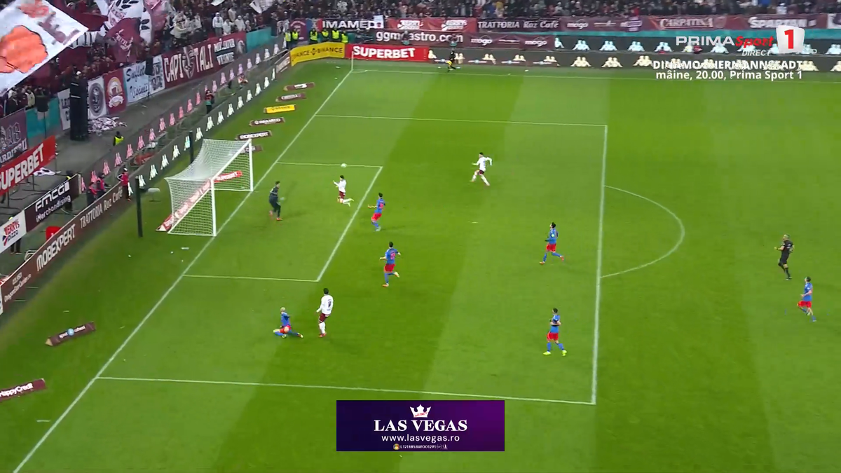 Golul anulat al lui Alex Dobre, în Rapid - FCSB