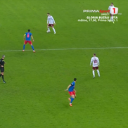 Primul „galben” încasat de Dawa în Rapid - FCSB, foto: captură Prima Sport