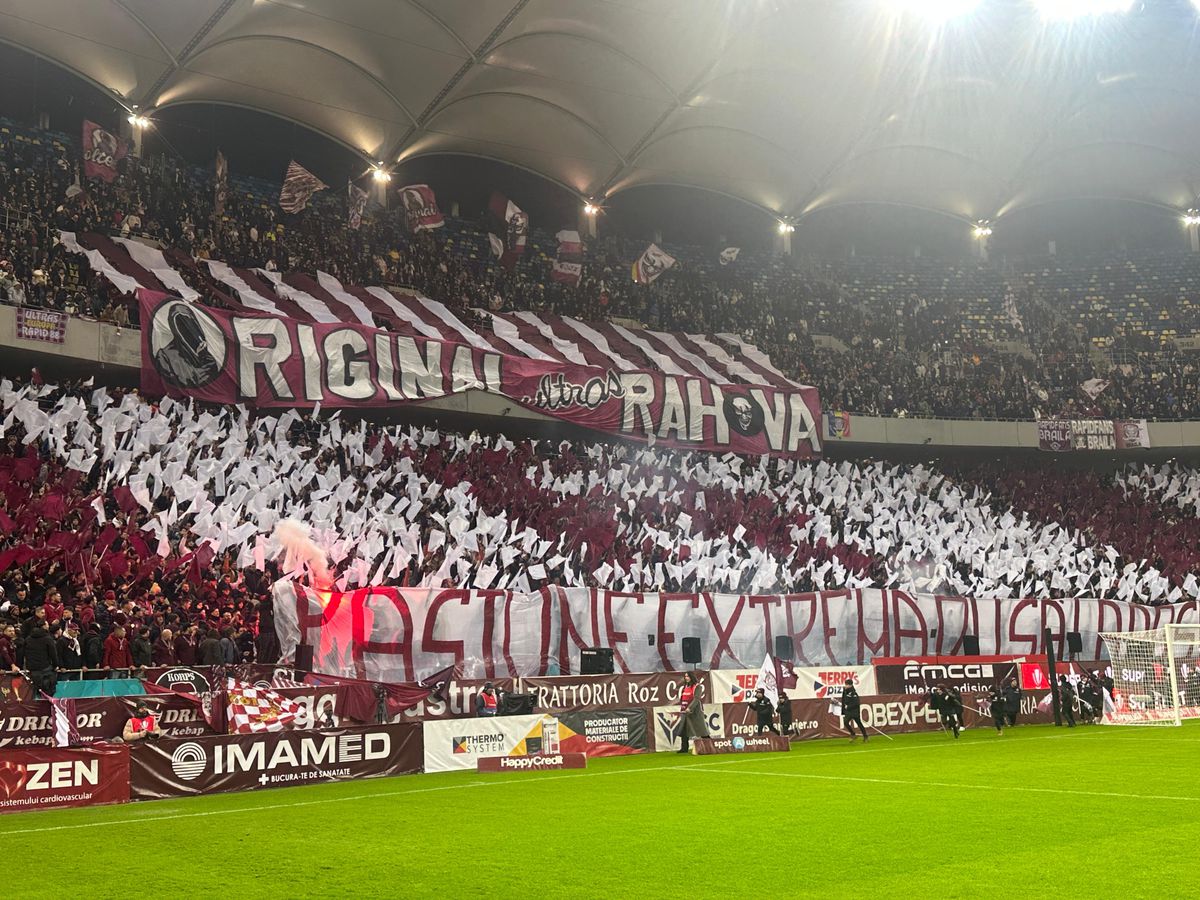 Atmosferă de derby și scene regretabile la Rapid - FCSB: ce s-a întâmplat în timpul momentului de reculegere dedicat lui Luca Manolache