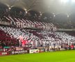 Scenografia suporterilor de la Rapid în meciul cu FCSB/ Foto: GSP