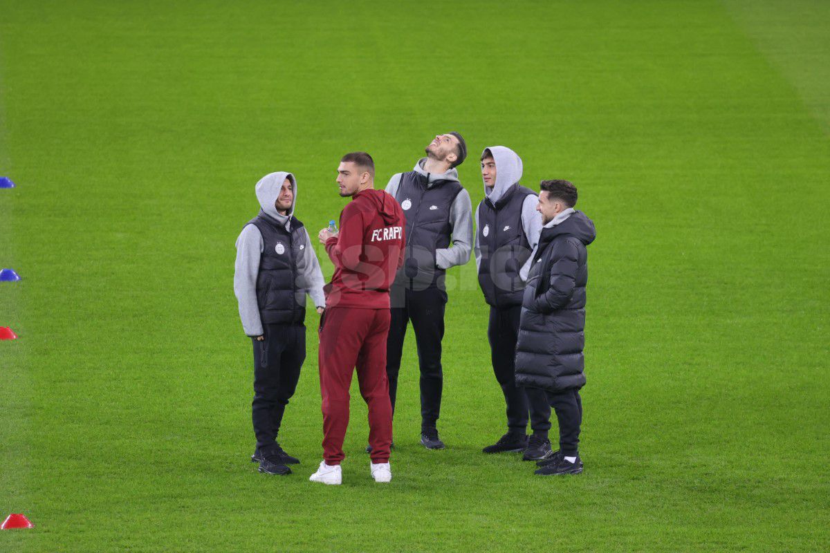 Rapid - FCSB, imagini înainte de meci