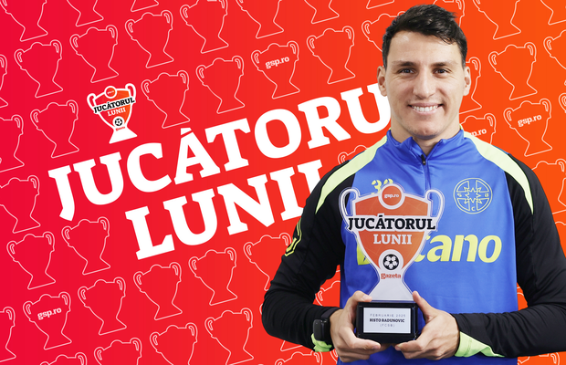 Risto Radunovic, „Jucătorul lunii februarie 2025” » Interviu EXCLUSIV pentru GSP: „Lucrurile astea mă motivează foarte mult pentru perioada care vine”