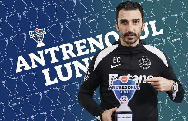 Elias Charalambous, „Antrenorul lunii februarie”. Interviu EXCLUSIV pentru GSP: „Atunci voi putea spune că sunt pe deplin mulțumit!”