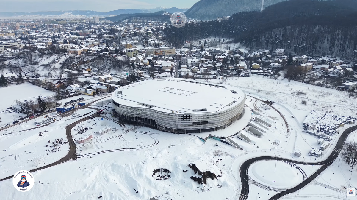 Cea mai mare sală polivalentă din România e gata în proporție de 65% » Deja arată ca o bijuterie arhitecturală