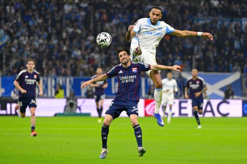 Aubameyang a marcat două goluri în Marseille - Lyon // foto: Imago Images